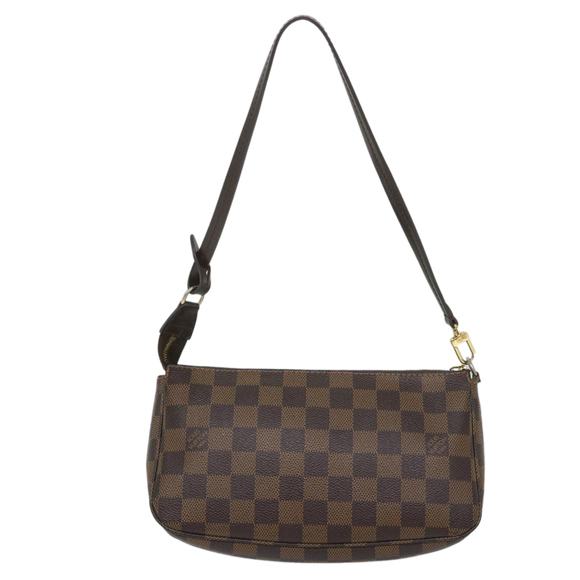 LOUIS VUITTON Damier Ebene Pochette Accessoires Pouch N41206 LV Auth 56891 - Picture 2 of 16